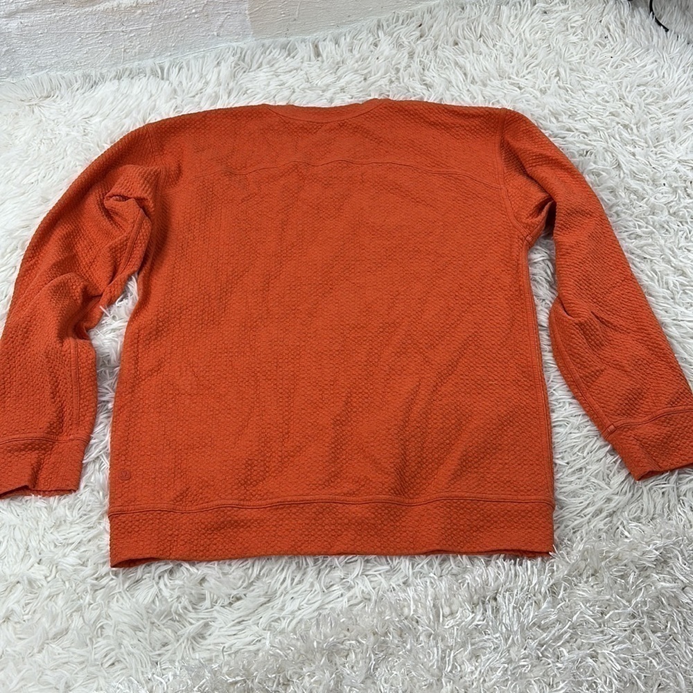 Lululemon All Yours Crew *Bubble Dot Heathered Brick / White - Picture 6 of 6